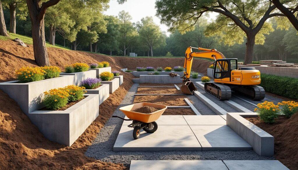 découvrez comment intégrer le terrassement dans l'aménagement de votre cour pour créer un espace extérieur fonctionnel et esthétique, adapté à vos besoins.